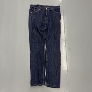 Vintage 60s Farah Dark Wash Western Workwear Jeans 34x32